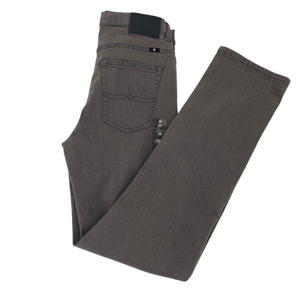 Lucky Brand Denim - Lucky Brand Classic Straight Grey Jeans Youth Size 20 Adjustable Waist Stretch